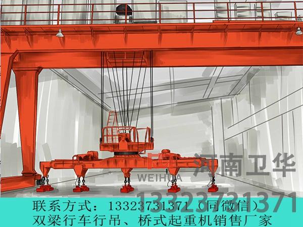 广西钦州多功能行车生产厂家讲解多功能吸卸料天车