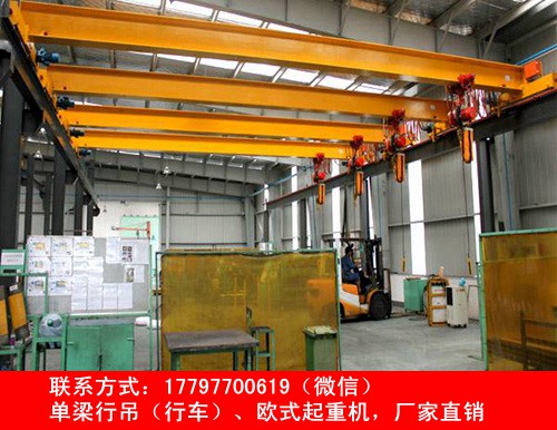 山东潍坊五吨行吊价格 电动单轨起重机工艺成熟